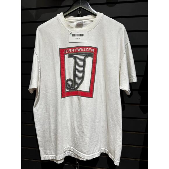 90s Jerry Garcia Jerryweizen Grateful Dead Hefeweizen Beer Vintage Tee Shirt - Picture 1 of 2